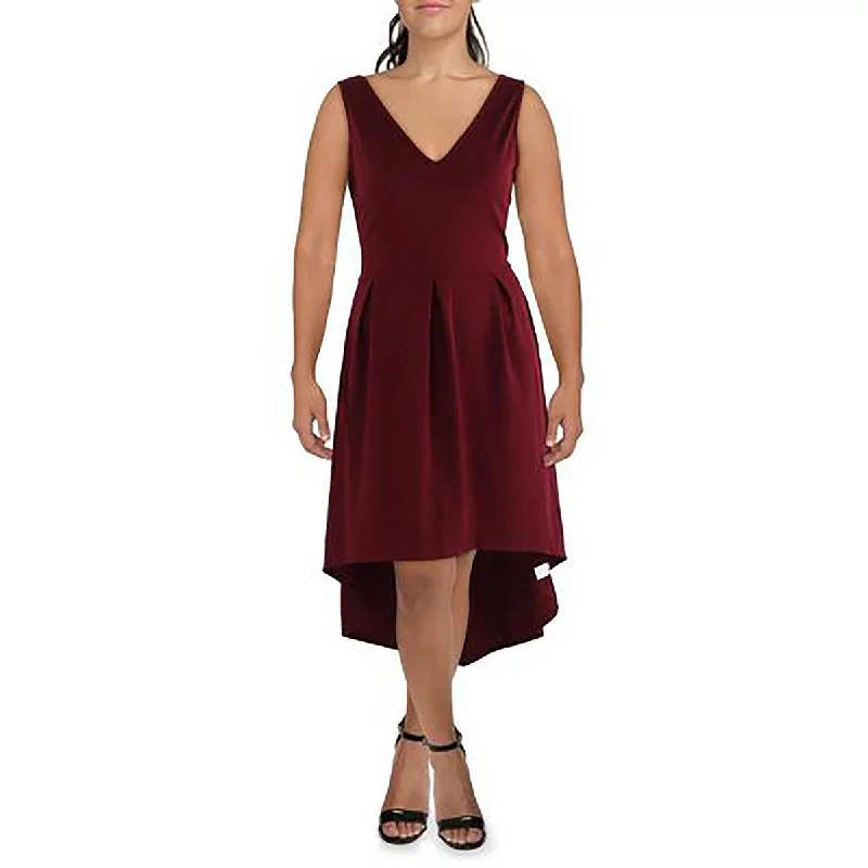 24seven Comfort Apparel Womens Hi-Low Sleeveless Maxi Dress Fashionable Halter Neck Maxi Dress 24seven Comfort Apparel Womens Hi-Low Sleeveless Maxi Dress Fashionable Halter Neck Maxi Dress