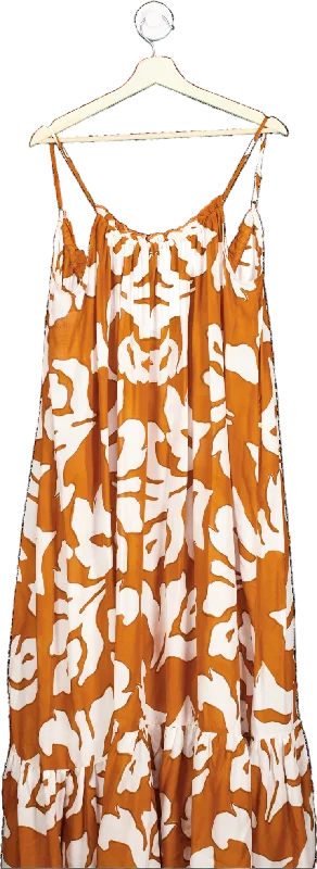 Anthropologie Orange The Malika Cover-up Maxi Dress UK S Comfortable Casual Maxi Dress Anthropologie Orange The Malika Cover-up Maxi Dress UK S Comfortable Casual Maxi Dress