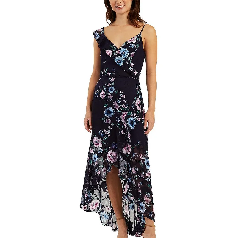 BCX Womens Juniors Asymmetrical Hi-Low Maxi Dress Fashionable Halter Neck Maxi Dress BCX Womens Juniors Asymmetrical Hi-Low Maxi Dress Fashionable Halter Neck Maxi Dress