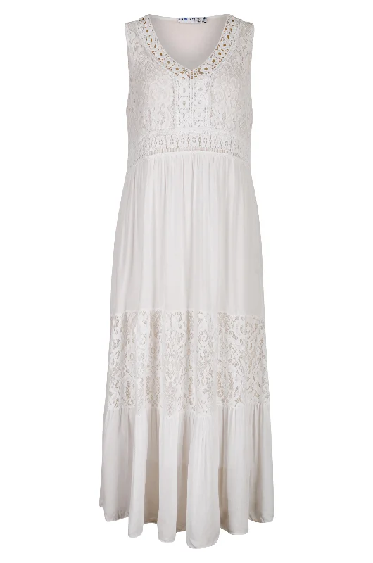 Made in Italy Midi Dress | WHITE | 0401AR