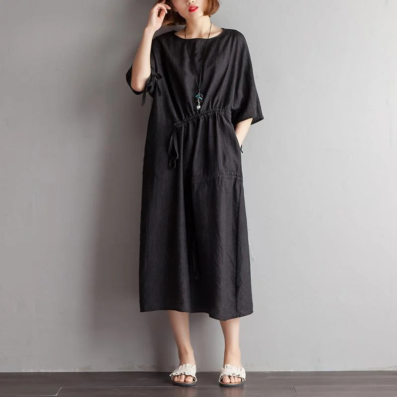 New silk jacquard maxi dress plus size Lacing Round Neck Summer Short Sleeve Black Dress Chic Boho Print Maxi Dress New silk jacquard maxi dress plus size Lacing Round Neck Summer Short Sleeve Black Dress Chic Boho Print Maxi Dress