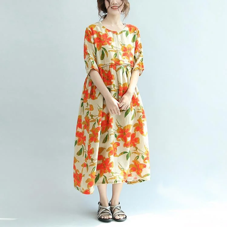 nude orange floral summer linen dresses casual plus size sundress cute high waist maxi dress Cozy Cold-Shoulder Maxi Dress nude orange floral summer linen dresses casual plus size sundress cute high waist maxi dress Cozy Cold-Shoulder Maxi Dress