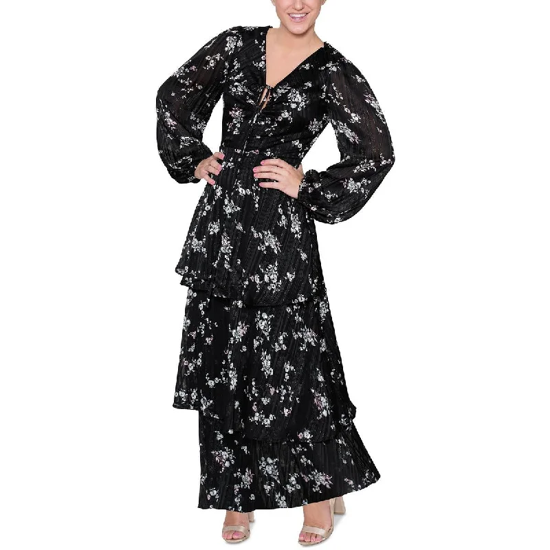 Rachel Rachel Roy Womens Monroe Metallic Long Maxi Dress Chic Off-Shoulder Maxi Dress Rachel Rachel Roy Womens Monroe Metallic Long Maxi Dress Chic Off-Shoulder Maxi Dress