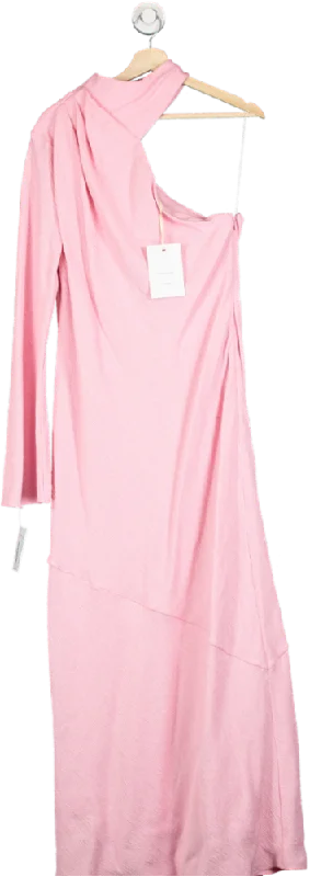 Significant Other Wafer Pink Eryn Maxi Dress UK 14 Stylish Pleated A-Line Maxi Dress Significant Other Wafer Pink Eryn Maxi Dress UK 14 Stylish Pleated A-Line Maxi Dress
