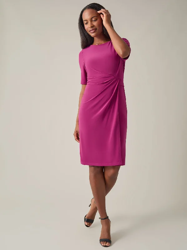 Twist Waist Midi Dress, Everyday Knit