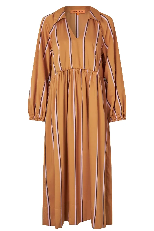 Stine Goya Midi Dress - Stripe