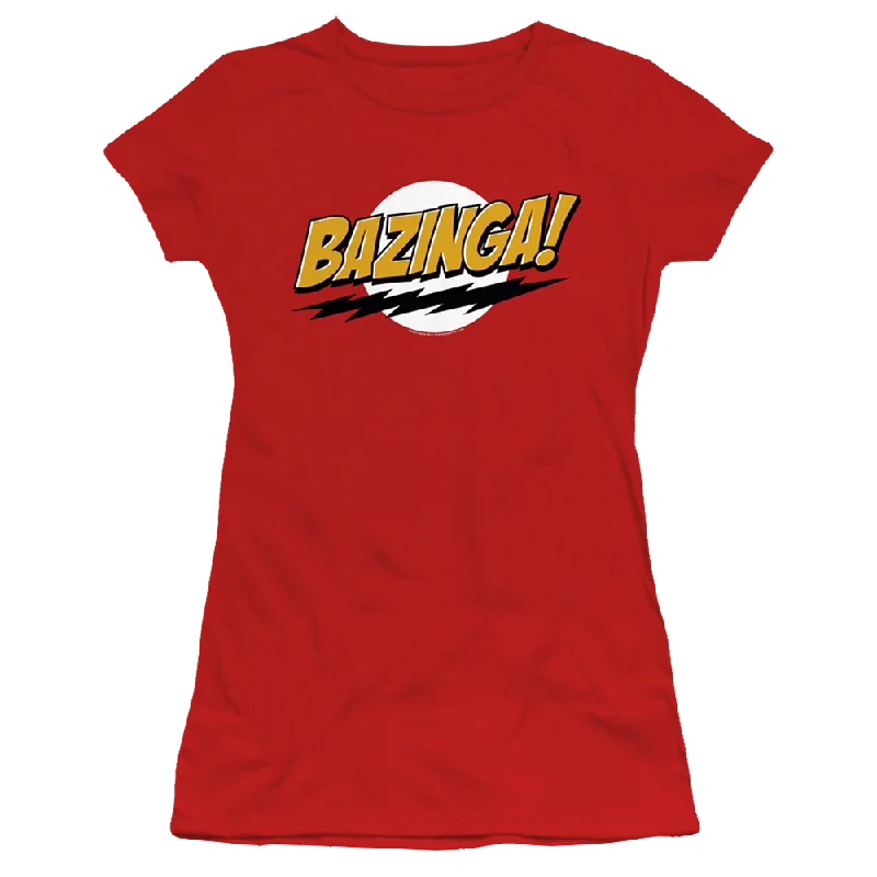 Big Bang Theory, The Bazinga - Juniors T-Shirt