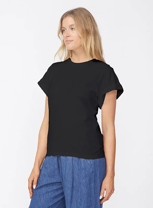 Cloud Jersey Oversized T-Shirt in Black