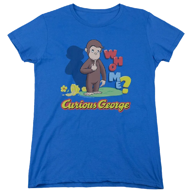 Curious George Who Me - Women's T-Shirt