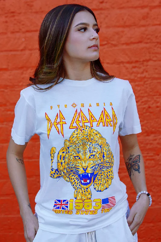 Def Leppard Tour 1983 Cat Best Boyfriend Tee