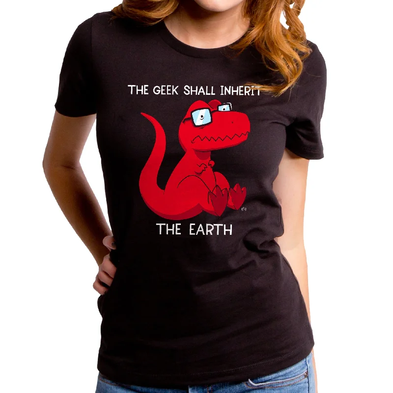 Geeky Dinosaur Women's T-Shirt