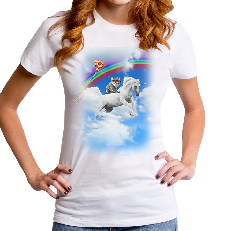 Koala Unicorn Pizza Kite Rainbow Women's T-Shirt