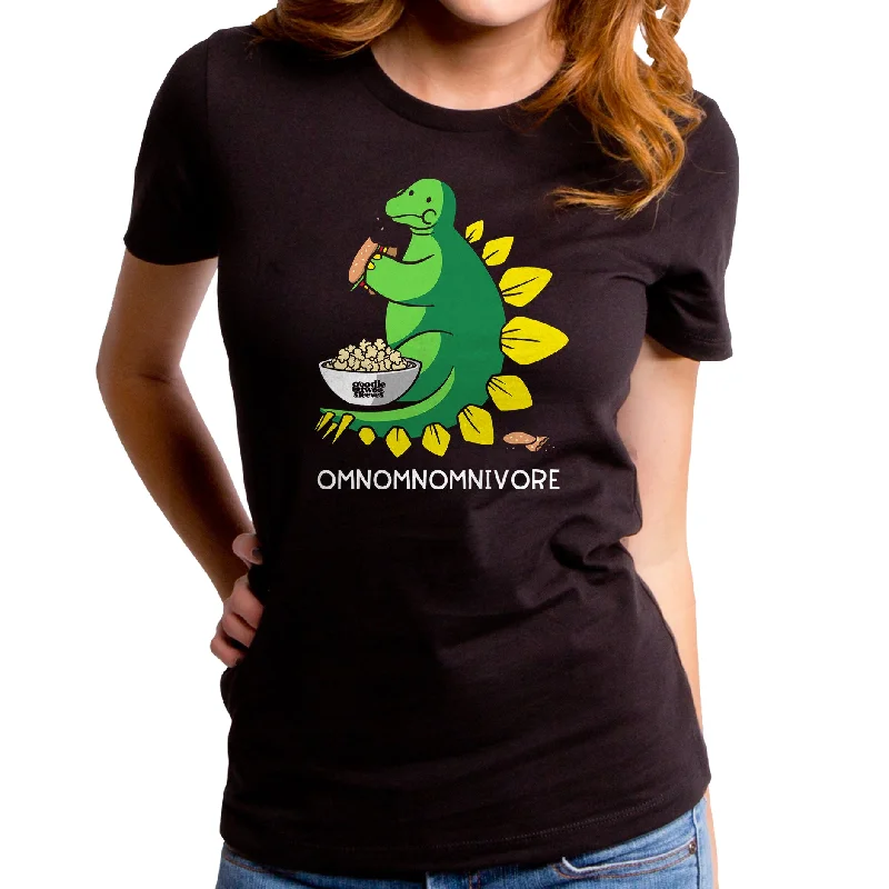 Omnomnomnivore Dinosaur Women's T-Shirt