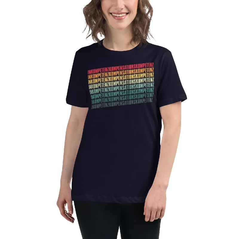 Inkompetenzkompensationskompetenz - Women's T-Shirt Mesh Fabric Canvas Fabric Denim Fabric Inkompetenzkompensationskompetenz - Women's T-Shirt Mesh Fabric Canvas Fabric Denim Fabric