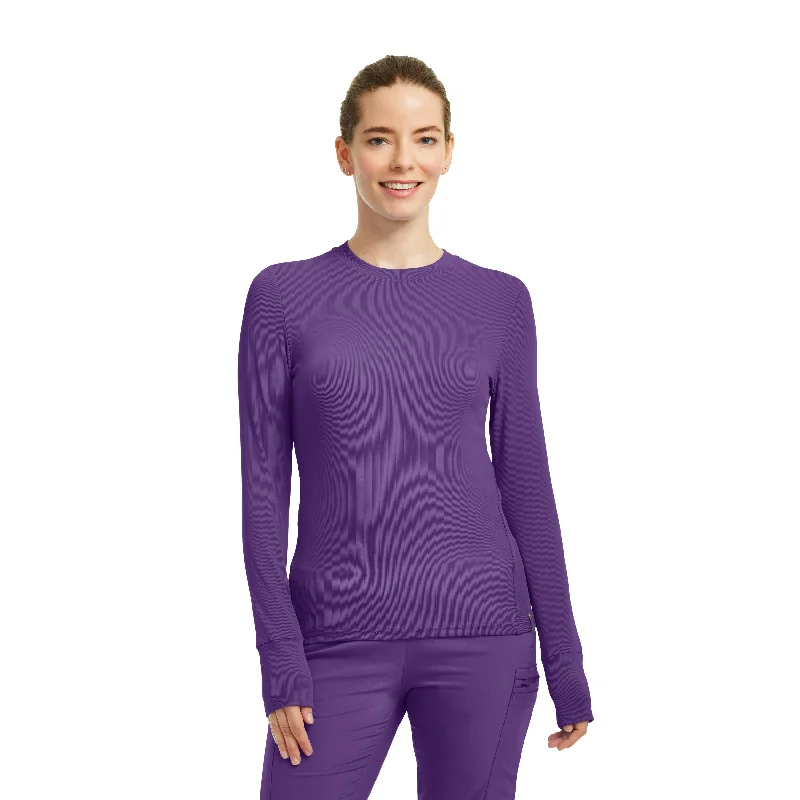 Landau Forward Women's 1-Pocket Long-Sleeve Tee Mesh Blend Leather Blend Suede Blend Landau Forward Women's 1-Pocket Long-Sleeve Tee Mesh Blend Leather Blend Suede Blend