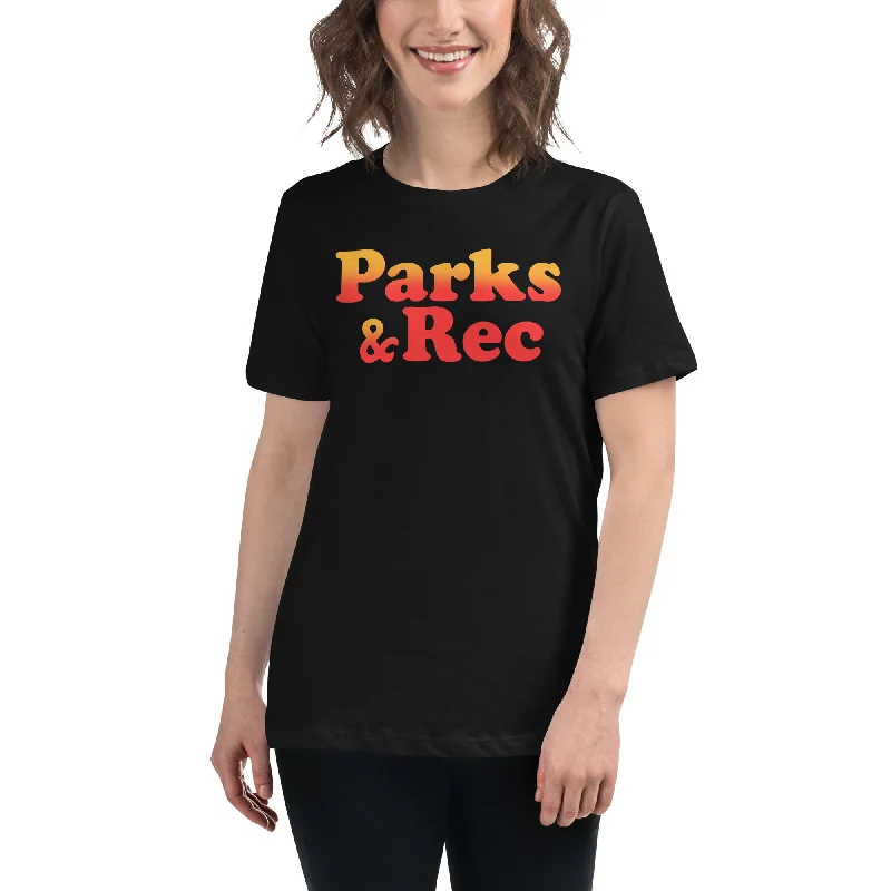 Parks & Rec - Women's T-Shirt Collared Crew Neck Turtle Neck