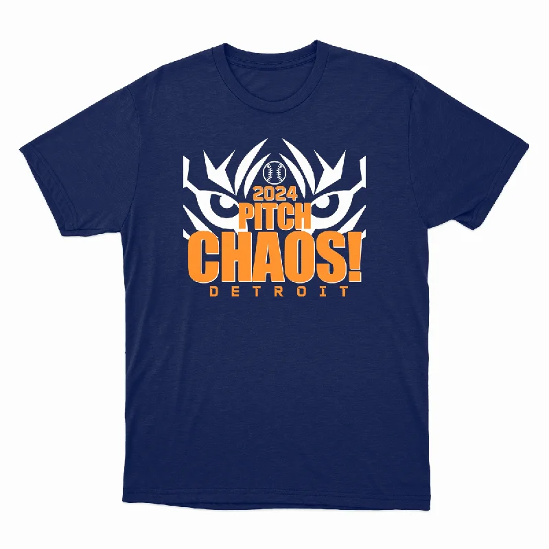 Pitch Chaos - Unisex Tee Beaded Sequined Faux Fur