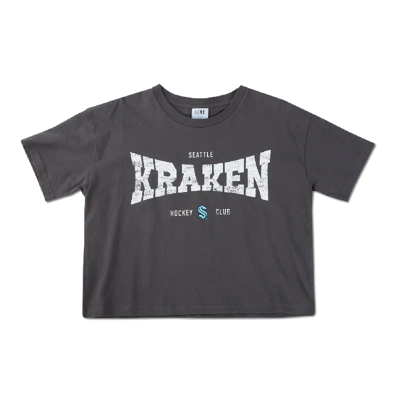 Seattle Kraken Womens Crop Line Change Tee