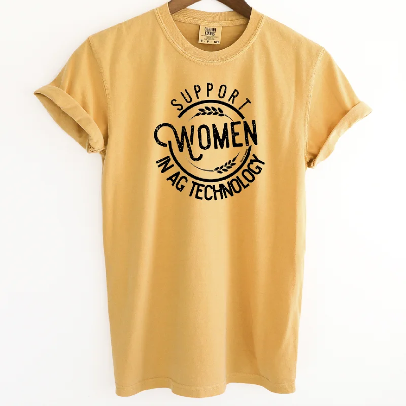 Support Women In Ag Technology ComfortWash/ComfortColor T-Shirt (S-4XL) - Multiple Colors!