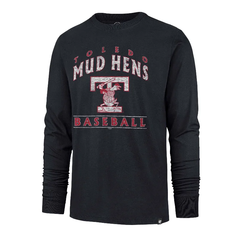 Toledo Mud Hens Dissipate Franklin Long Sleeve T-shirt Notch Collar Peter Pan Collar Cowl Neck Toledo Mud Hens Dissipate Franklin Long Sleeve T-shirt Notch Collar Peter Pan Collar Cowl Neck