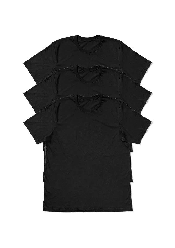 Unisex Short Sleeve Wrinkle Free T-Shirt 3pc Black Bundle Chenille Blend Fleece Blend Nylon Blend Unisex Short Sleeve Wrinkle Free T-Shirt 3pc Black Bundle Chenille Blend Fleece Blend Nylon Blend