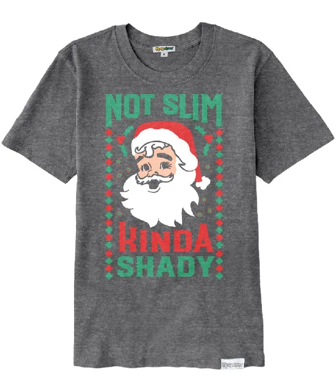 Women's Not Slim Kinda Shady Oversized Boyfriend Tee Zippered Front Buttoned Front Snap Front Women's Not Slim Kinda Shady Oversized Boyfriend Tee Zippered Front Buttoned Front Snap Front