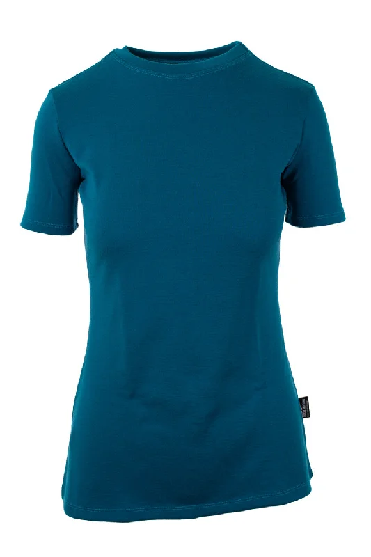 250 Women's Merino Short Sleeve T-Shirt First One - Dark Turquoise