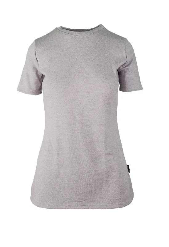 250 Women's Merino Short Sleeve T-Shirt First One - Light Mel Grey