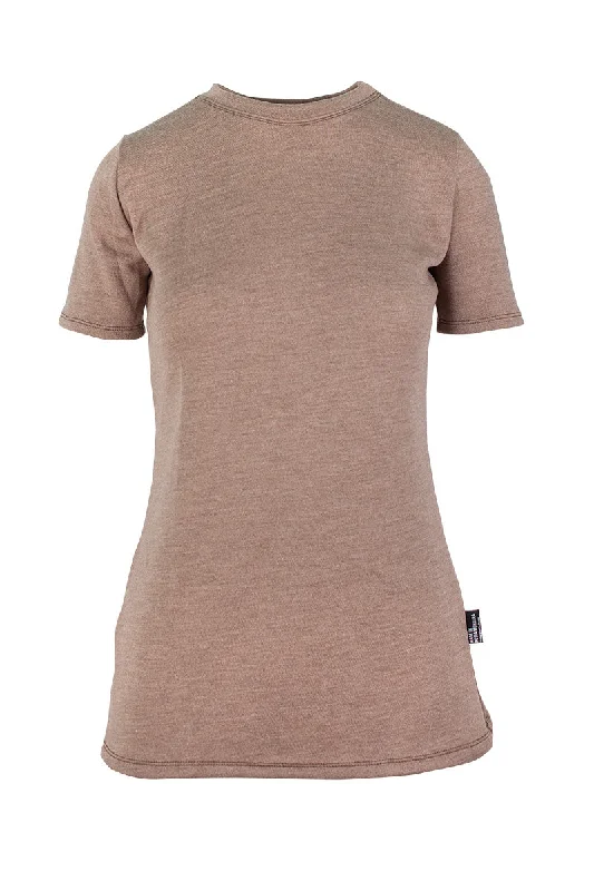 250 Women's Merino Short Sleeve T-Shirt First One - Mel Beige