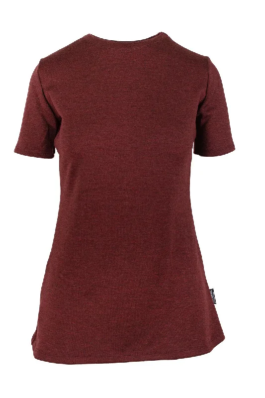 250 Women's Merino Short Sleeve T-Shirt First One - Ruby