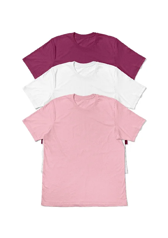 Perfect Boyfriend T-Shirt 3-Pack – Soft, Stylish & Eco-Friendly Houndstooth Herringbone Solid Perfect Boyfriend T-Shirt 3-Pack – Soft, Stylish & Eco-Friendly Houndstooth Herringbone Solid