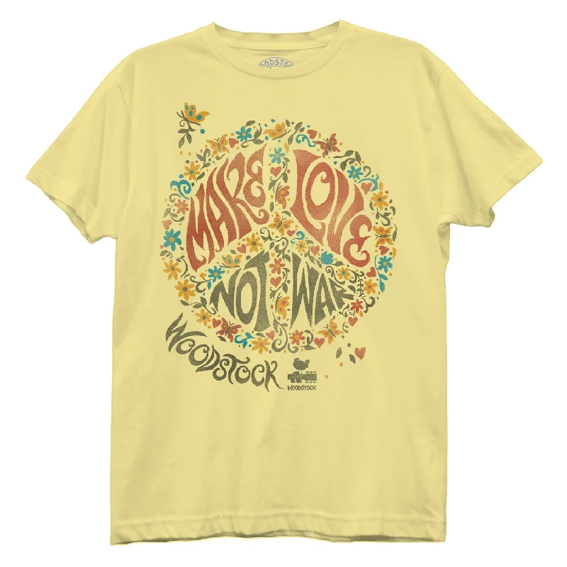 Woodstock Make Love Not War Best Boyfriend Tee