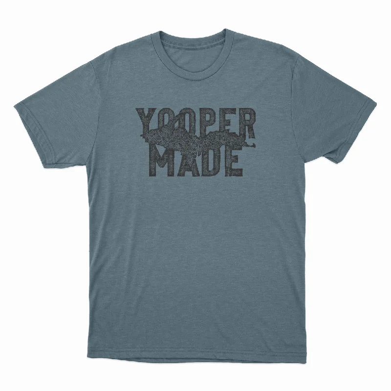 Yooper Made - Unisex Tee Zippered Buttoned Snapped