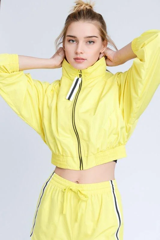 Alicia, Windbreaker cropped Jacket