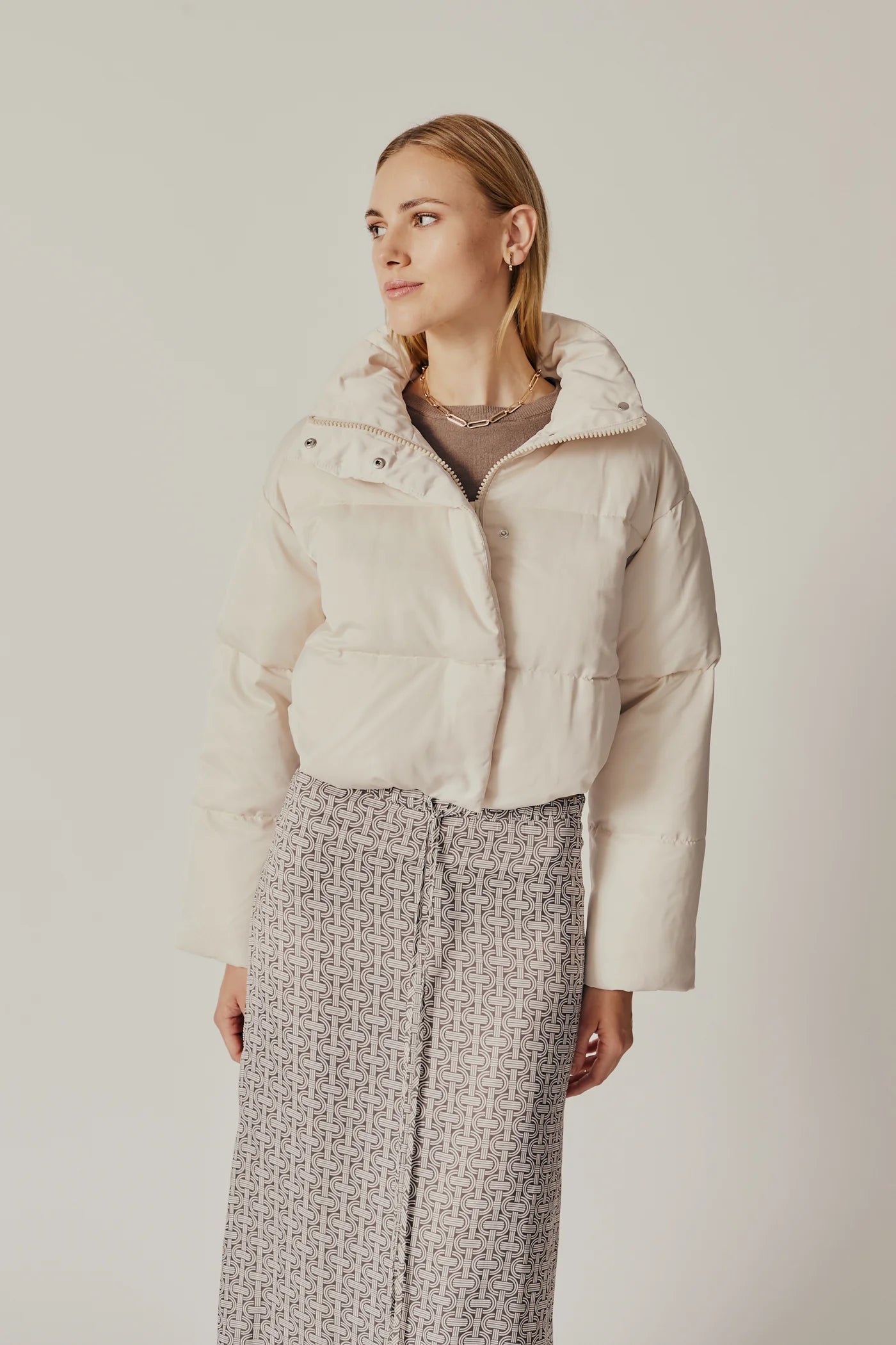 Cornus Puffer Jacket - Crystal Grey