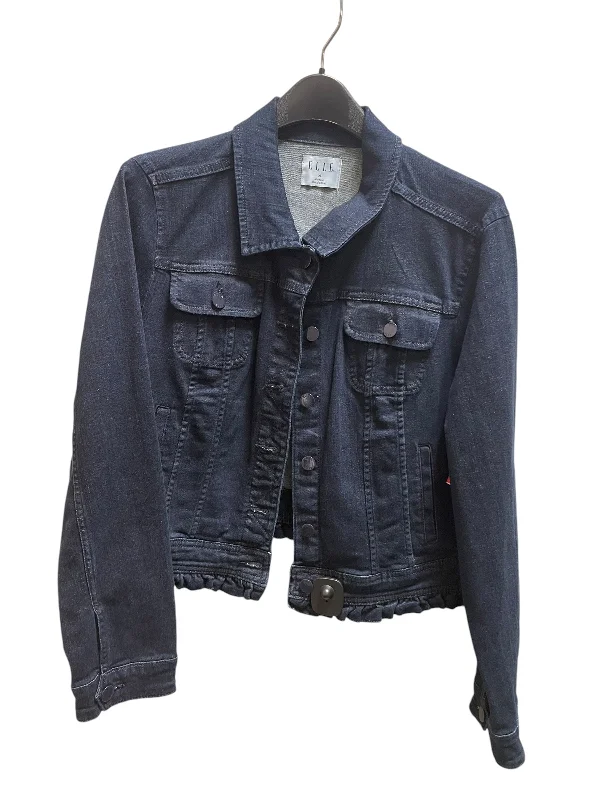 Jacket Denim By Elle In Blue Denim, Size: Xl