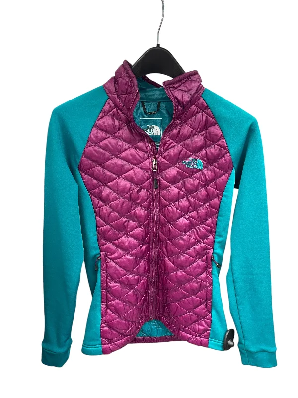 Jacket Puffer & Quilted By The North Face In Teal, Size: S