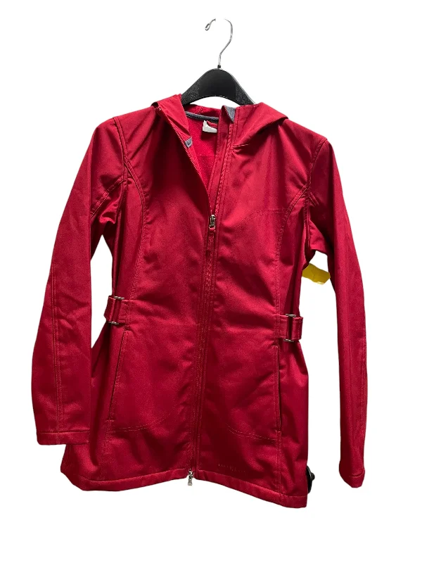 Jacket Windbreaker By Freetech In Red, Size: S