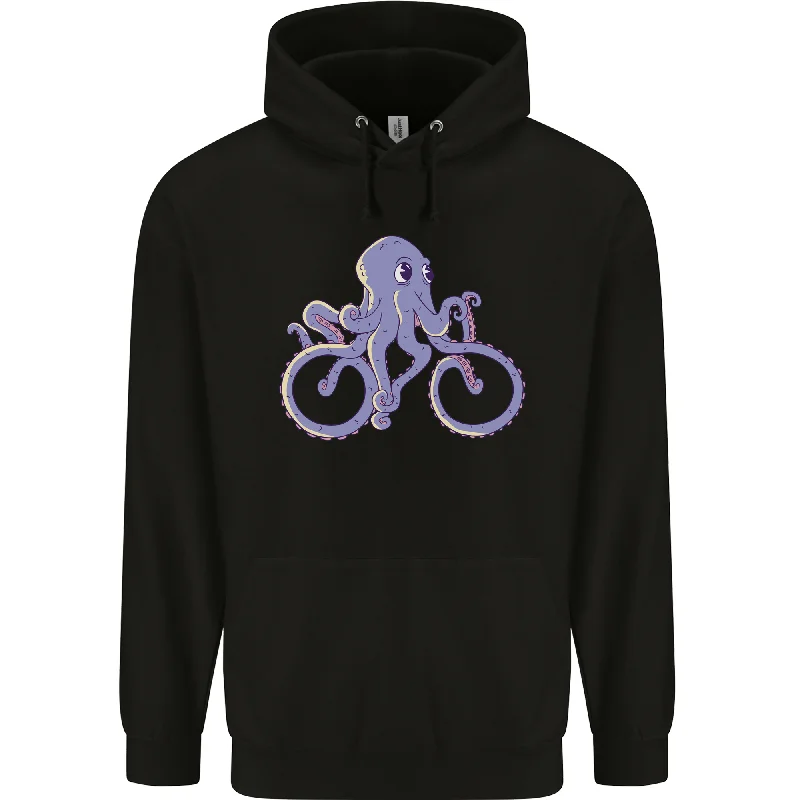 A Cycling Octopus Funny Cyclist Bicycle Mens 80% Cotton Hoodie Hoodie with Frayed Bohemian Relaxed A Cycling Octopus Funny Cyclist Bicycle Mens 80% Cotton Hoodie Hoodie with Frayed Bohemian Relaxed