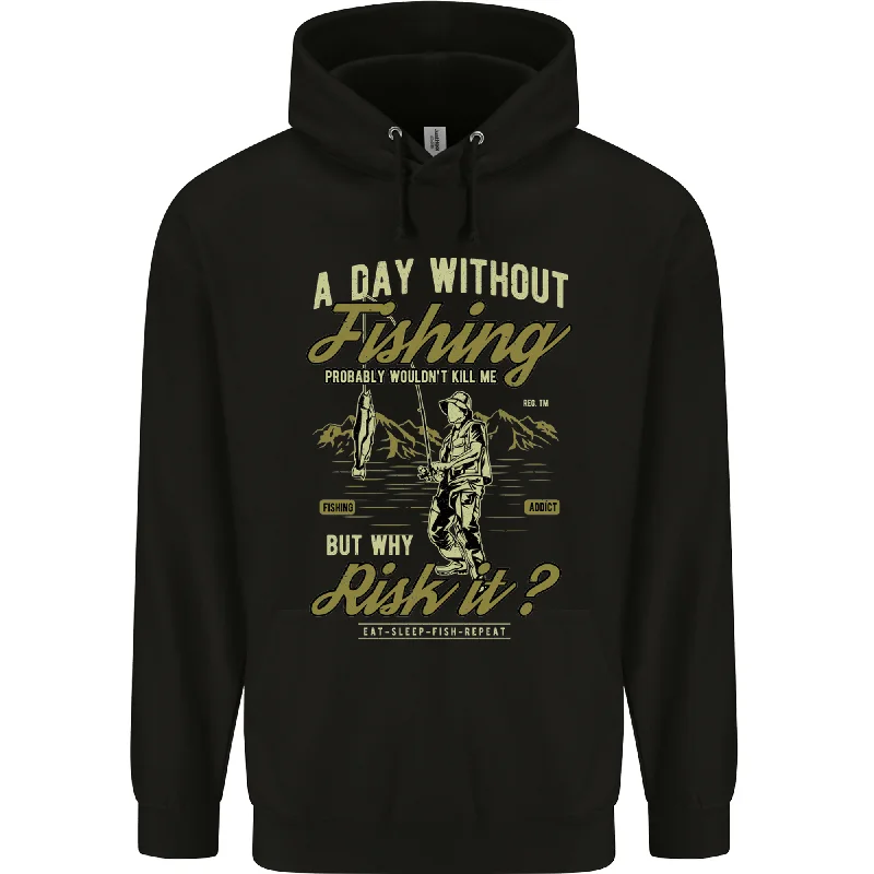 A Day Without Fishing Funny Fisherman Mens 80% Cotton Hoodie Hoodie with Drop Shoulder Relaxed Streetwear A Day Without Fishing Funny Fisherman Mens 80% Cotton Hoodie Hoodie with Drop Shoulder Relaxed Streetwear