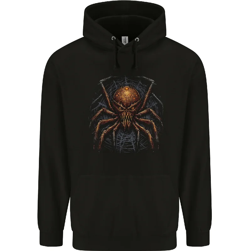 A Demon Spider Halloween Evil Mens 80% Cotton Hoodie Hoodie with High Neck Warm Protective A Demon Spider Halloween Evil Mens 80% Cotton Hoodie Hoodie with High Neck Warm Protective