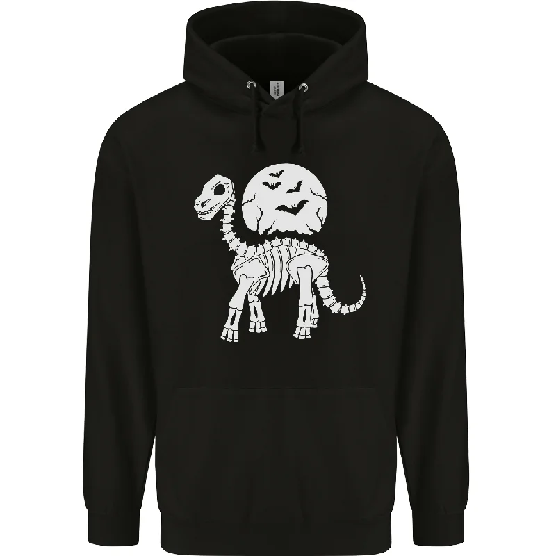 A Dinosaur Skeleton With a Full Moon Halloween Mens 80% Cotton Hoodie Hoodie Sweatshirt Pullover A Dinosaur Skeleton With a Full Moon Halloween Mens 80% Cotton Hoodie Hoodie Sweatshirt Pullover