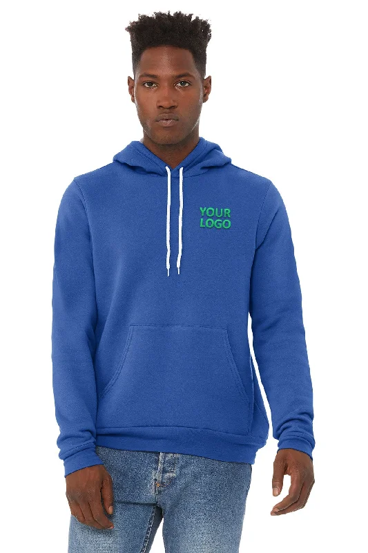 Bella Canvas Unisex Sponge Fleece Hoodie, True Royal Hoodie with Velcro Closure Adjustable Secure Bella Canvas Unisex Sponge Fleece Hoodie, True Royal Hoodie with Velcro Closure Adjustable Secure