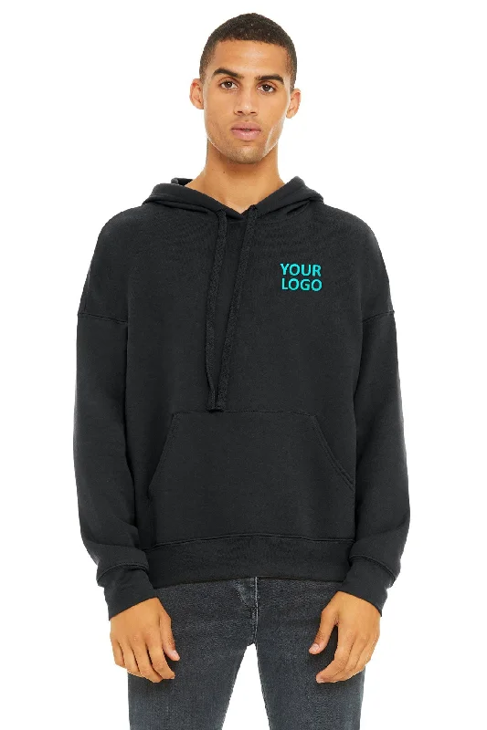 Bella Canvas Unisex Sponge Fleece Hoodie, Dark Grey Hoodie with Logo Branding Identity Bella Canvas Unisex Sponge Fleece Hoodie, Dark Grey Hoodie with Logo Branding Identity
