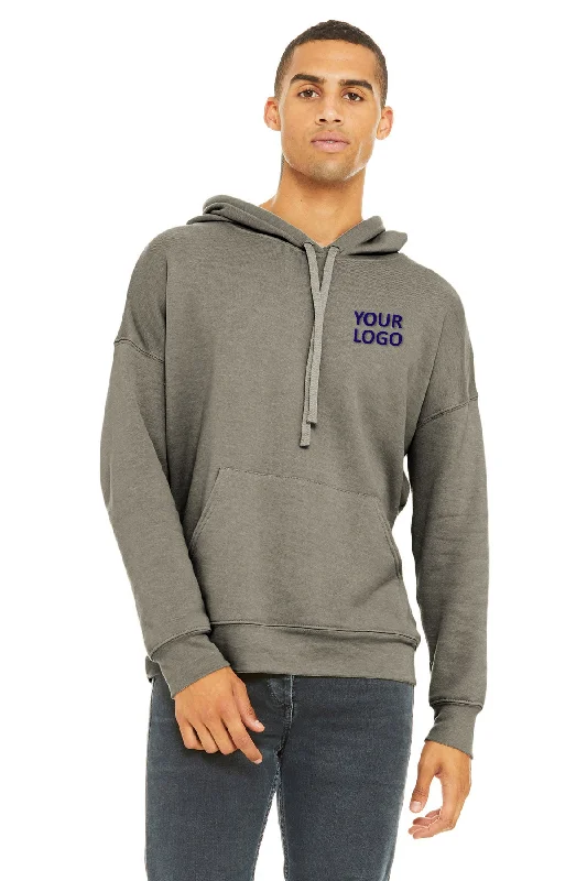 Bella Canvas Unisex Sponge Fleece Hoodie, Stone Hoodie with High Neck Warm Protective Bella Canvas Unisex Sponge Fleece Hoodie, Stone Hoodie with High Neck Warm Protective