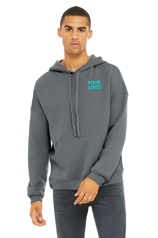 Bella Canvas Unisex Sponge Fleece Hoodie, Storm Hoodie with Exposed Zipper Edgy Industrial Bella Canvas Unisex Sponge Fleece Hoodie, Storm Hoodie with Exposed Zipper Edgy Industrial