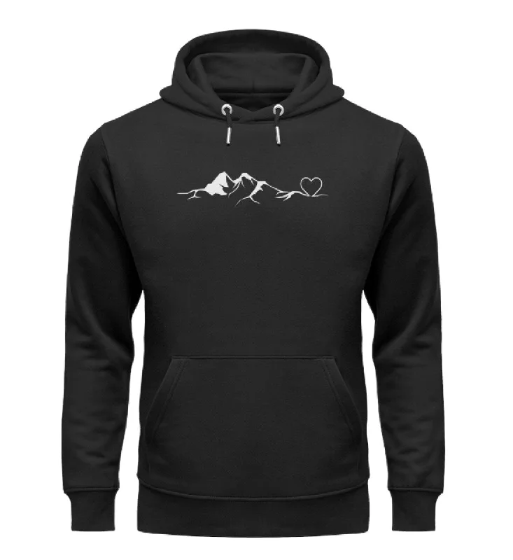 Bergverliebt - Unisex Premium Organic Hoodie Hoodie with Hem Detail Decorative Unique Bergverliebt - Unisex Premium Organic Hoodie Hoodie with Hem Detail Decorative Unique