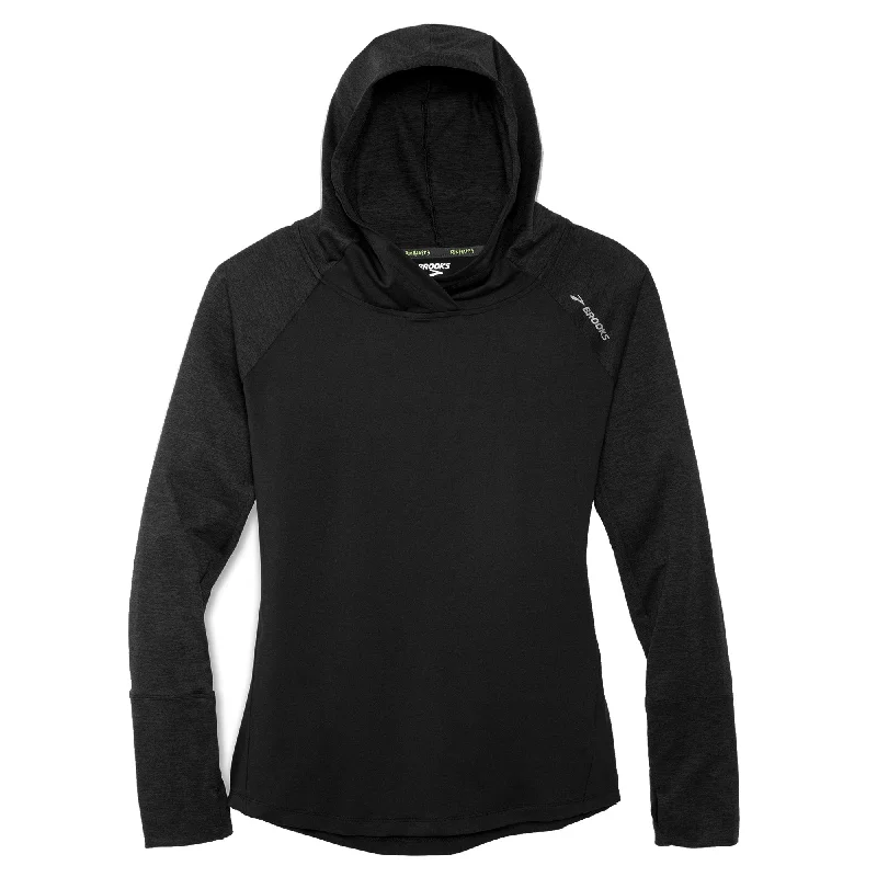Brooks Dash Womens Running Hoodie Hoodie with Slim Fit Tailored Modern