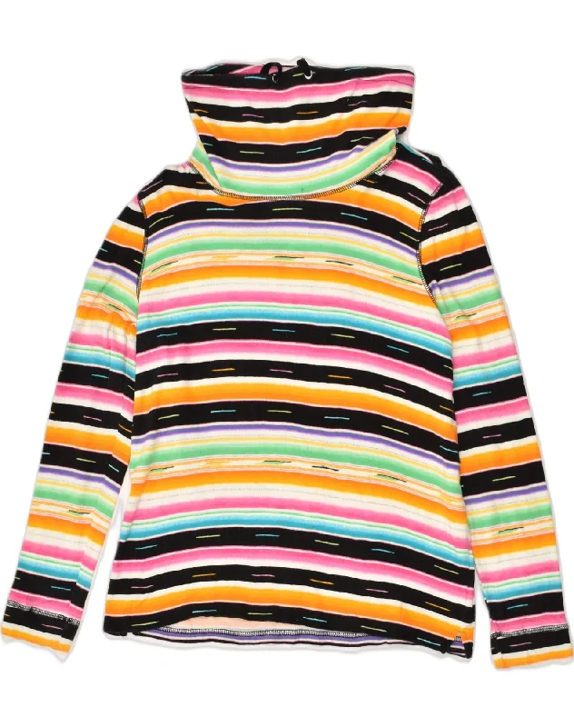 CHAPS Womens Roll Neck Sweatshirt Jumper UK 14 Medium Multicoloured