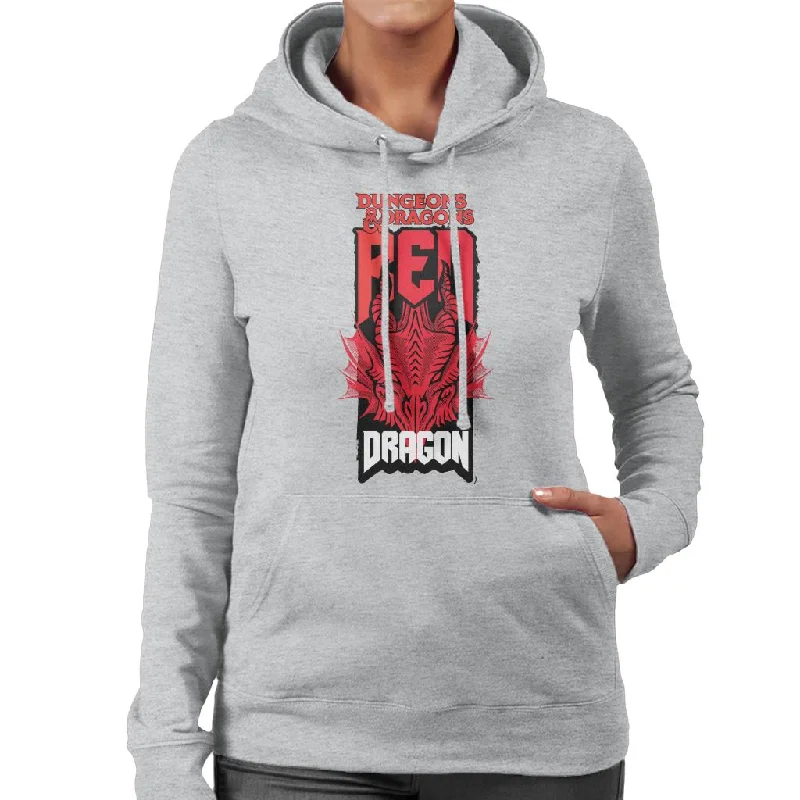 Dungeons & Dragons Head Of The Red Dragon Women's Hooded Sweatshirt